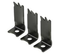 wolfcraft 3 Triple-Tooth Blades for Adjustable Hole Saws, Set of 3 | Replacement straight-set blades for clean cuts in OSB, plasterboard, and softwood. Compatible with 5979000.
