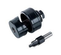 Wolfcraft 3761000 32mm x 1/4-inch Hole Cutter with Ball Bearing and Drill for Water Taps