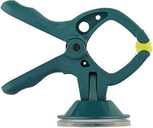 wolfcraft 4 MINI 20 Spring Clamps with Suction Cup I 3663000 I Practical Helper - Perfect for use Around The Home as Well as in Hobbies and Craft Projects