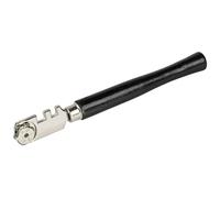 Wolfcraft 4108000 Glass Cutter 3-5mm 6 Spare Wheels Wood Handle