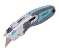 Wolfcraft 4306000 Snap-off Blade Knife 18mm Extra-Sharp Black Blade