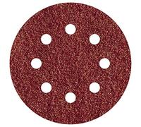 wolfcraft 5 Easy-Fix Sanding Discs for Wood/Metal, Ø 125 mm, grain 400 I 2072000