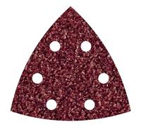 wolfcraft 5 Easy-Fix Sanding Sheets for wood/metal, 105 mm, grain 40 I 1780000