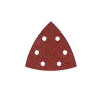 wolfcraft 5 Easy-Fix Sanding Sheets for wood/metal, 95 mm, grain 120 I 1853000