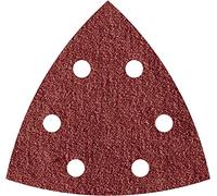 wolfcraft 5 Easy-Fix Sanding Sheets for wood/metal, 95 mm, grain 240 I 1854000