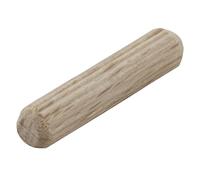 wolfcraft 50 Beech Wood Dowel Pins, 6 mm Diameter for Woodworking Joints