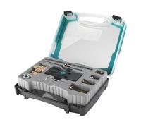 wolfcraft Pocket Hole Jig Set, 55-Piece - Invisible Wood Joinery Kit with Drilling Template for Concealed Fastening - 4642000
