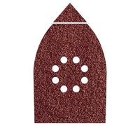 wolfcraft 6 Easy-Fix Sanding Sheets for wood/metal, 107 x 142 mm, grain 180 I 1794000
