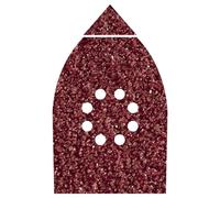 wolfcraft 6 Easy-Fix Sanding Sheets for wood/metal, 107 x 142 mm, grain 60 I 1791000