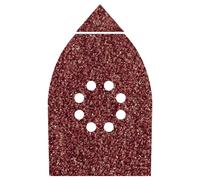 wolfcraft 6 Easy-Fix Sanding Sheets for wood/metal, 107 x 142 mm, grain 80 I 1792000