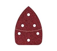 wolfcraft 6 Easy-Fix Sanding Sheets for wood/metal, 98 x 139 mm, grain 120 I 3138000