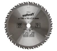Wolfcraft 6735000 190 x 16 x 2.4mm CT Circular Saw Blade with 30 Teeth - Brown Series