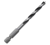 Wolfcraft 7262000 Wood Twist Drill ø 4 x 75mm Hex Shank