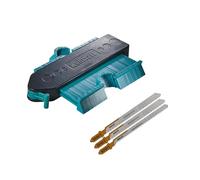 wolfcraft 8680060 Laminate Project Set - Contour Gauge and Jigsaw Blades for Precise Cutouts