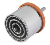 wolfcraft Annular Bit Insert Set, Tungsten Carbide Coated, 6 Pcs. I 3478000 I For brick walls and stone, ? 33-83 mm, cutting depth 55 mm