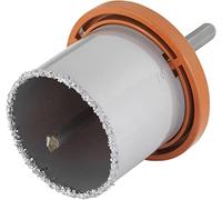 wolfcraft Annular Bit, Tungsten Carbide Coated I 3470000 I For installation work in brick walls and stone, cutting depth 55 mm