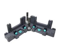 wolfcraft Bevel and Mitre Box PRO - 6956000-2-in-1 mitre Box for Cutting skirting Boards & baseboards up to 120 mm high and Measuring Room Angles