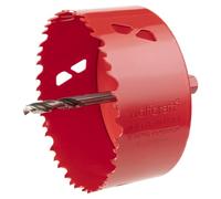 wolfcraft Bi-Metal Hole Saw, ø100 mm I 5493000 I For drywall materials, wood, plastics and metals, cutting depth 40 mm