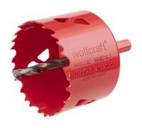 wolfcraft Bi-Metal Hole Saw, Ø 65 mm I 5473000 I For drywall materials, wood, plastics and metals, cutting depth 40 mm
