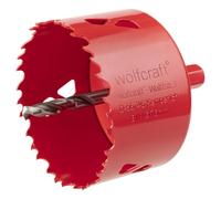 wolfcraft Bi-Metal Hole Saw I 5494000 I for Drywall Materials, Wood, Plastics and Metals, Cutting Depth 40 mm