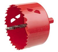 wolfcraft Bi-Metal Hole Saw, Ø 80 mm I 5485000 I For drywall materials, wood, plastics and metals, cutting depth 40 mm