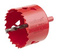 wolfcraft Bi-Metal Hole Saw, ø65 mm I 5473000 I For drywall materials, wood, plastics and metals, cutting depth 40 mm