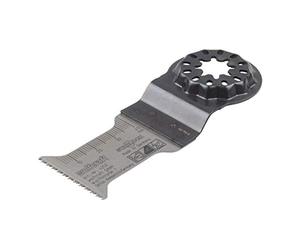wolfcraft BIM Pushcut Saw Blade “Expert”, STARLOCK receptacle, plastic, plasterboard, wood with nails, 35 mm I 4252000 I For sawing wood, plastic, plasterboard and wood with nails
