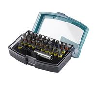 wolfcraft Bit Box, Flat-Slotted/Crosshead (PH/PZ) / TORX® (T) / Hexagonal, 32 Pcs. I 2975000 I Bit Box, Flat-Slotted/Crosshead (PH/PZ) / TORX® (T) / Hexagonal, 32 Pcs.