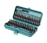 wolfcraft Bit Box Flat / Crosshead (PH/PZ) / TORX® (T) / TORX® With Bore Hole / Hexagonal, 32 Pcs. I 1388000 I High-quality metal cassette with 30 Solid bits in various sizes, incl. bit holder and hand screwdriver