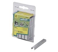wolfcraft Broad Back Staple, Extra Hard Steel, Type 053 I 7028000 I Ideal for Fastening Fabric, Textiles and Thin Strips of Wood