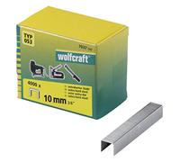 wolfcraft Broad Back Staple, Extra Hard Steel, Type 053 I 7037100 I Ideal for fastening fabric, textiles and thin strips of wood