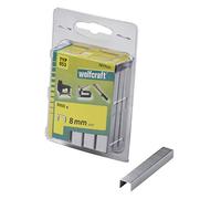 wolfcraft Broad Back Staple, Steel, Type 053 I 7017000 I Ideal for Fastening Fabric, Textiles and Thin Strips of Wood