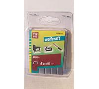 wolfcraft Broad Back Staple, Type 013 I 7056000 I Ideal for fastening fabric, textiles and thin strips of wood