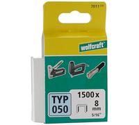wolfcraft Broad Back Staple, Type 050 I 7011000 I Ideal for fastening fabric, textiles and thin strips of wood