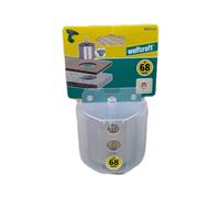 Wolfcraft 5931000 Diamond Ceramic Hole Saw accessory with 10 mm Shank and 68 mm Ø Sponge Included