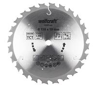 wolfcraft Circular Saw Blade for Cordless Circular Hand Saws, purple series, Ø 150 mm I 6345000 I Fast, medium-coarse cuts