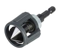 wolfcraft Countersink with Depth Stop, hexagonal shaft I 4390000 I Precise countersinking for flush screws in wood