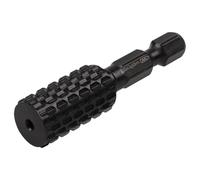 wolfcraft Cylindrical Profile Rasp for Metal, Aluminum & Sheet Steel | With 1/4 inch Hexagon Shank, Ideal for Cordless Screwdrivers, Max 1500 RPM, Right-hand Rotation 4380000