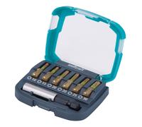 wolfcraft Diamond Bit box, Crosshead (PH/PZ), 7 pcs. I 2963000 I 6 bits with diamond coating for long life, in various sizes, in it holder