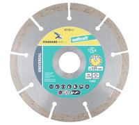 wolfcraft Diamond Cutting Disc Solid Universal I 8318000 I Universal Use - Ideal for Masonry and Building Materials I Diameter 125 mm I 7 mm