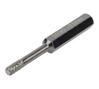 Wolfcraft Diamond Drill Hex Shank Cuts 40mm Paraffin Cooled