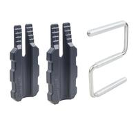 wolfcraft Door Hanging Tool & Door Installation Set, 3-Piece - Hang, Align & Carry Interior Doors Alone - Steel Lifting Handle, Hinge Guides - 3674000