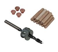 wolfcraft Dowel Kit, Ø 10 mm, 25 pcs. I 2918000 I Kit for making dowel joints