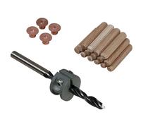 wolfcraft Dowel Kit, 25 pcs. I 2918000 I Kit for Making Dowel Joints