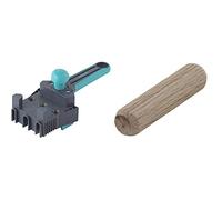 Wolfcraft Dowelmaster - Dowel Gauge for wood and joint I 4640000 I Perfect corner and T-butt joint drilling in boards I 2909000