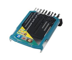 wolfcraft Drill Bit Set 9 Pcs. for Metal/Wood/Stone I 7117000 I for Drilling into Metal, Wood and Stone
