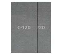 wolfcraft Easy-Fix Sanding Pad Set for plasterboard, 115 x 280 mm, grain 120/220, 4 pcs. I 8406600 I Grit cloths for hand-held and orbital sanders
