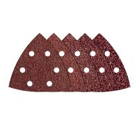 wolfcraft Easy-Fix Sanding Sheets for Wood/Metal, 95 mm, grain 40-180, 20 Pcs. I 1866000