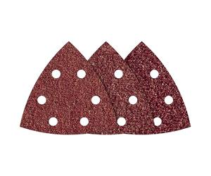 wolfcraft Easy-Fix Sanding Sheets for Wood/Metal, 95 mm, grain 60-120, 25 Pcs. I 1865100