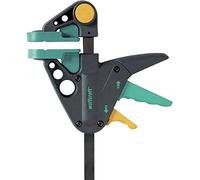wolfcraft EHZ 65-150 One-Hand Clamp PRO, 90 kg Force, 150 mm Clamping Range